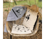 Galette de chaise en coton 9 points Dubout - SDE-0854