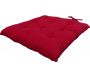 Galette de chaise en coton uni 40 cm 8 points - COT-0210