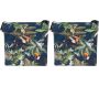 Galette de chaise outdoor imprimée 38 x 38 cm (Lot de 2)