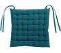 Galette de chaise 36 points en coton recyclé Zea 38 x 38 x 3 cm