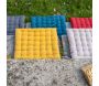 Galette de chaise 36 points en coton recyclé Zea 38 x 38 x 3 cm - VIVARAISE