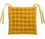 Galette de chaise 36 points en coton recyclé Zea 38 x 38 x 3 cm