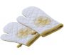 Gant de cuisine en coton Citron (Lot de 2)