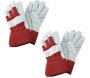 Gants de jardinage renforcés tissu et cuir Gloves (Lot de 2)