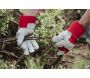 Gants de jardinage renforcés tissu et cuir Gloves - GAM-0406