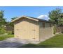 Garage en épicéa massif double porte 16.16 m² - 3099