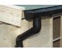 Garage en épicéa massif double porte 16.16 m² - GARDENAS