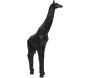 Girafe origami en polyrésine noire 40 cm - CMP-4269