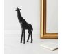 Girafe origami en polyrésine noire 40 cm - THE HOME DECO FACTORY