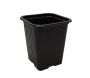Godet en PVC noir 7.3 x 7.3 x 8 cm - 