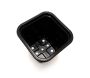 Godet en PVC noir 7.3 x 7.3 x 8 cm - FTK-0443