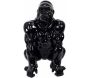 Gorille accroupi en résine 46 cm