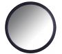 Grand miroir rond en rotin noir - AUB-3770
