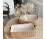 Grand panier rectangulaire en osier et coton - AUBRY GASPARD