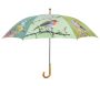 Grand parapluie bois et métal toile polyester