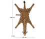 Grand tapis en laine Girafe - DOI-0121
