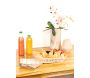 Grand vase rond en bois clair - 19,90