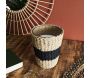 Grande bougie parfumée panier tressé 23 cm - THE HOME DECO FACTORY