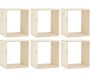 Grande étagère modulable en pin 45 x 35 x 39 cm