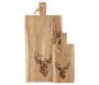 Grande planche à découper en bois d'acacia - Cerf - 6