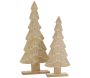 Grands sapins en manguier blanchi (lot de 2)