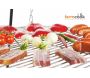 Grill de cuisson en acier inoxydable sur trépieds Nobel - 6