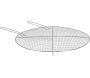 Grille BBQ pour brasero en fer galvanisé  60 cm - FANCY FLAMES