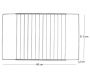 Grille de four en inox extensible - 5