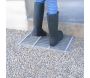 Grille gratte pieds en acier galvanisé 60 x 30 cm - GUILLOUARD