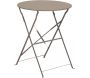 Table ronde en acier 60 cm Cuba