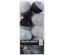 Guirlande lumineuse boules pailletées 16 leds - THE HOME DECO LIGHT