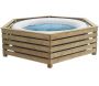 Habillage en bois pour spa gonflable Decorspa