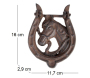 Heurtoir de porte fer à cheval - ESS-0517