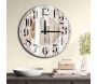 Horloge en MDF Wood 52 cm - HANAH HOME