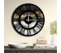 Horloge en MDF marbures 52 cm - HANAH HOME