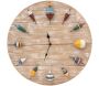 Horloge en bois Bouchons 40 cm