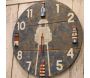 Horloge en bois Phare 50 cm - 6