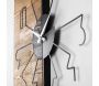 Horloge en bois et métal - 68,90
