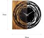 Horloge en bois et métal Clock - ASI-0163