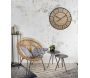 Horloge en bois et métal Industrie - AUB-0476