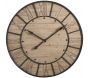 Horloge en bois et métal Industrie