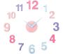 Horloge colorée DIY Chica