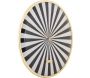 Horloge en métal Candy Swirl Dome