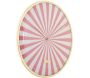 Horloge en métal Candy Swirl Dome
