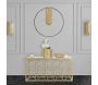 Horloge en métal Goldy 60 x 4.5 cm - MAURO FERRETTI