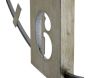 Horloge en métal Silvery 61 x 4.5 x 63 cm - 49,90