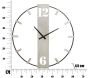 Horloge en métal Silvery 61 x 4.5 x 63 cm - MAU-0351