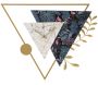Horloge en métal Triangle 75 x 4.5 x 59 cm