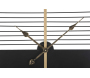 Horloge murale en métal Glam stick 60 x 4.5 cm - 67,90