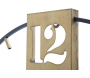 Horloge murale en métal Goldy 60 x 4.5 cm - 5